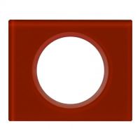 Logo Plaque cliane - matires - 1 poste - verre carmin 069471