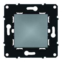 Logo Poussoir 6 a - 250 v~ espace evolution - magnsium 64210