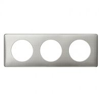Logo Plaque cliane - mtal - 3 postes - alu snake 068723