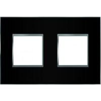 Logo Plaque espace evolution - matires - 2 postes - miroir noir 64612