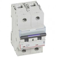 Logo Disj magnto-therm dx - 2p - 10 a - 50 ka - courbe c - 3m 410147