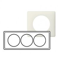 Logo Plaque cliane - poudr - 3 postes pour rnovation - craie 066709