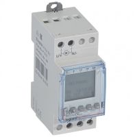 Logo Inter horaire programmable digital - auto - multifonction - 1 sortie 16a - 24v~ 412633