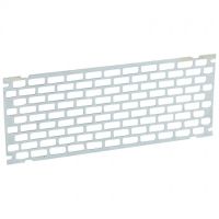 Logo Platine perfore haut. 150 mm - pour coffret xl 125 18 mod - haut 150 mm 401853