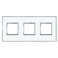 Logo Plaque espace evolution - matires - 3 postes - miroir blanc 64603