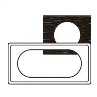 Logo Plaque cliane - matires - 4/5 modules - corian goug 069025
