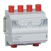 Logo Rpartiteur hertzien tnt-satellite 6 sorties - pour coffret mixte - 4 modules 413013