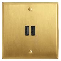 Logo Art d'arnould - mmoire - chargeur double usb 1500 ma - or bross 67222
