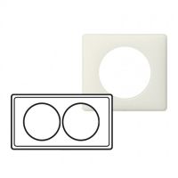 Logo Plaque cliane - poudr - 2 postes pour rnovation - craie 066708