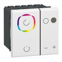 Logo Inter variateur de couleurs rvb prog mosaic - 1 zone - blanc 078403