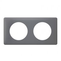 Logo Plaque cliane - poudr - 2 postes - schiste 066732