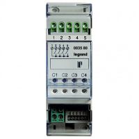 Logo Actionneur 4 relais indpendants gestion de temprature myhome bus - 2 modules 4304