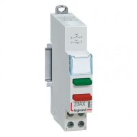 Logo Poussoir modulaire - double fonction sans voyant 1 no + 1 nf - 1 module 412916