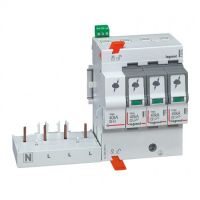 Logo Bloc parafoudre adaptable t2-imax 40 ka/ple-3p+n-320 v~-report d'tat-8mod 412265
