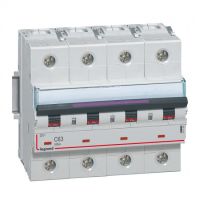 Logo Disj magnto-therm dx - 4p - 63 a - 50 ka - courbe c - 6m 410180