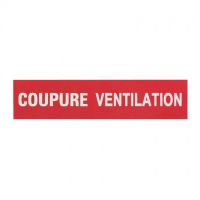 Logo Etiquette autocollante ''coupure ventilation'' pour rf. 380 04/06/26/71/73 038031