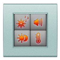Logo Myhome screen 1,2'' livinglight bus - 4 fonctions au choix - tech 4891