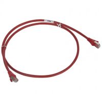 Logo Cordon de brassage rj 45 - cat.6 - f/utp crant - l. 1 m - lsoh - rouge - lcs 051854