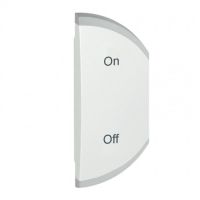 Logo Enjoliveur cliane bus - on/off - simple droite - blanc 068281