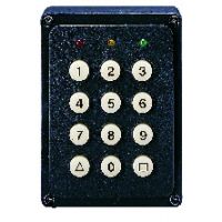 Logo Clavier cod tercode 2008 - monobloc pour intrieur - gris anthracite 004255