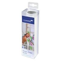 Logo Legamaster rouleau de 25 feuilles a4 magic chart lectrostatiques blanches unies + 1 marqueur 385825