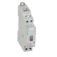 Logo Contacteur de puissance cde manuelle - 24 v~ - 2p - 250v~ - 25 a - 2f - 1 mod 412514