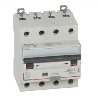 Logo Disj diff dx 6000-vis/vis - 4p 400v~ -32a -type ac 300ma -10 ka courbe c - 4m 411208