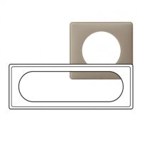 Logo Plaque cliane - poudr - 6/8 modules - grs 066726
