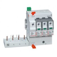 Logo Bloc parafoudre adaptable t2-imax 20 ka/ple-3p+n-320 v~-report d'tat-8mod 412261