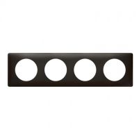 Logo Plaque c�liane - m�tal - 4 postes - carbone 068984