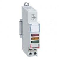 Logo Voyant � led cx� - triple 230/400v~ - rouge/jaune/vert - 1 module 412934