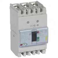 Logo Disj puissance dpx 160 - magnto-thermique - 16 ka - 3p - 160 a 420007