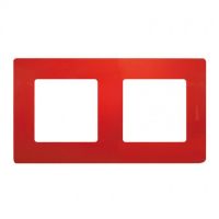 Logo Plaque 2 postes nilo� - coquelicot 096712