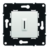 Logo Interrupteur temporis� sans neutre espace evolution - 250 v~ - blanc 64004