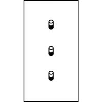 Logo Art d'arnould - epure - trois va-et-vient - blanc satin 67906