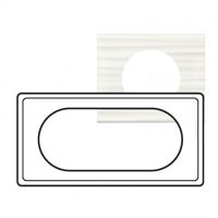 Logo Plaque c�liane - mati�res - 4/5 modules - corian� cannel� 069015