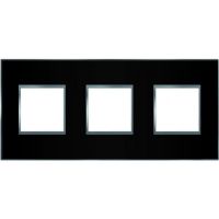 Logo Plaque espace evolution - mati�res - 3 postes - miroir noir 64613