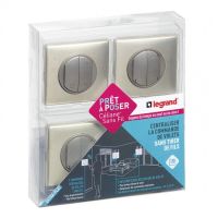 Logo Pr�t � poser c�liane sans fil centraliser les volets - titane 067606