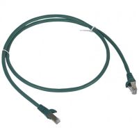 Logo Cordon de brassage rj 45 - cat.6 - f/utp �crant� - l. 1 m - lsoh - vert - lcs� 051850