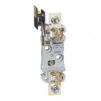 Logo Socle pour cartouche � couteau - taille 3 - 1p � minirupteur - 630 a 019952