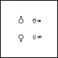 Logo Commande lumi�re art d'arnould epure myhome bus - or miroir 67781