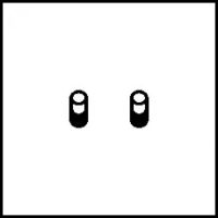 Logo Art d'arnould - epure - double va-et-vient - blanc satin 67902