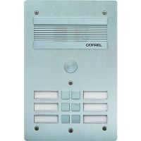 Logo Platine de rue s�rie 300 audio - fa�ade alu 4 mm - 6 appels 308306