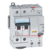 Logo Disj diff dx� 6000 -vis-2p-230/400v~-32a -typeac -30ma-10ka- courbe c - 4 mod 411161