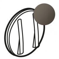 Logo Enjoliveur c�liane - double vv/poussoir - doigt �troit graphite 065202