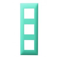 Logo Plaque espace evolution - d�cors - 3 postes - turquoise 64423