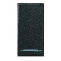 Logo Poussoir �lectronique silencieux axolute - 2 a - 230 v~ - anthracite - 1 module 4045