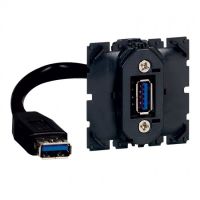 Logo Prise usb femelle prog. c�liane - pr�-connectoris�e 067372