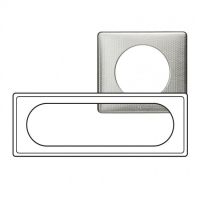 Logo Plaque c�liane - m�tal - 6/8 modules - alu snake 068726