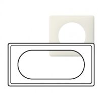 Logo Plaque cliane - poudr - 4/5 modules - craie 066705